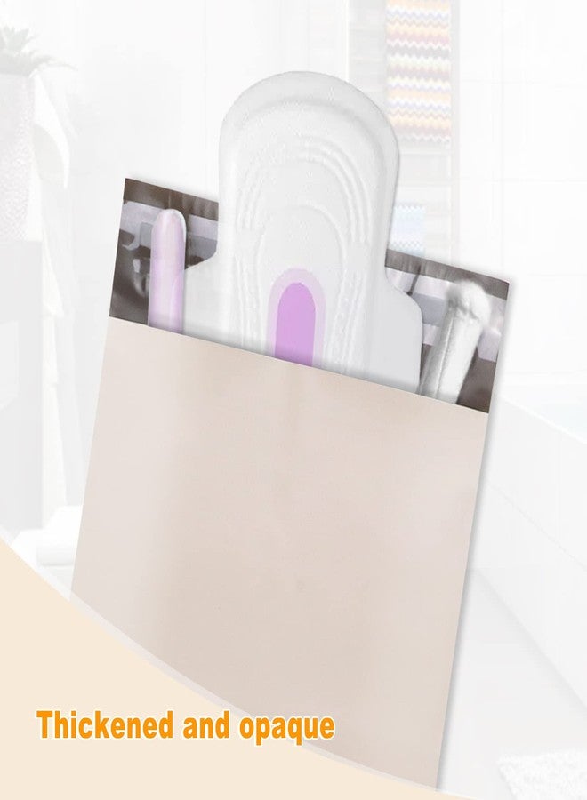Hipruict Sanitary Napkin Disposal Bags, Set of 100, Self-adhesive Seals Odor, Easy Portability, Bathroom Feminine Product Disposal Bags for Concealing Tampons and Pads - Image 5